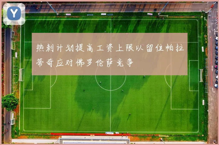 热刺计划提高工资上限以留住帕拉蒂奇应对佛罗伦萨竞争